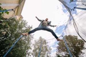 Trampolína a vírivka